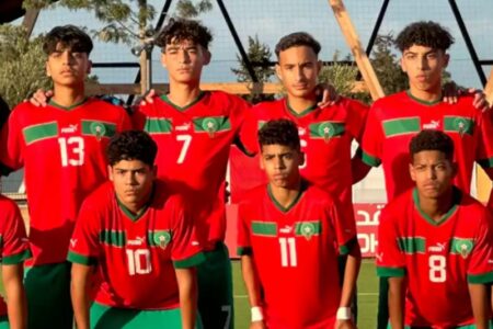 تجمعا إعداديا يخوضه المنتخب المغربي لأقل من 16سنة..