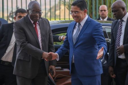 الرئيس السابق لجنوب إفريقيا جاكوب زوما يلتقي برئيس مجلس النواب