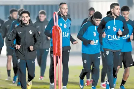 نادى الزمالك  في اختبار صعب أمام  نظيره شباب بلوزداد الجزائرى فى إياب الدور نصف النهائى لبطولة الكونفدرالية الأفريقية